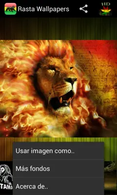 Rasta HD Wallpapers android App screenshot 1